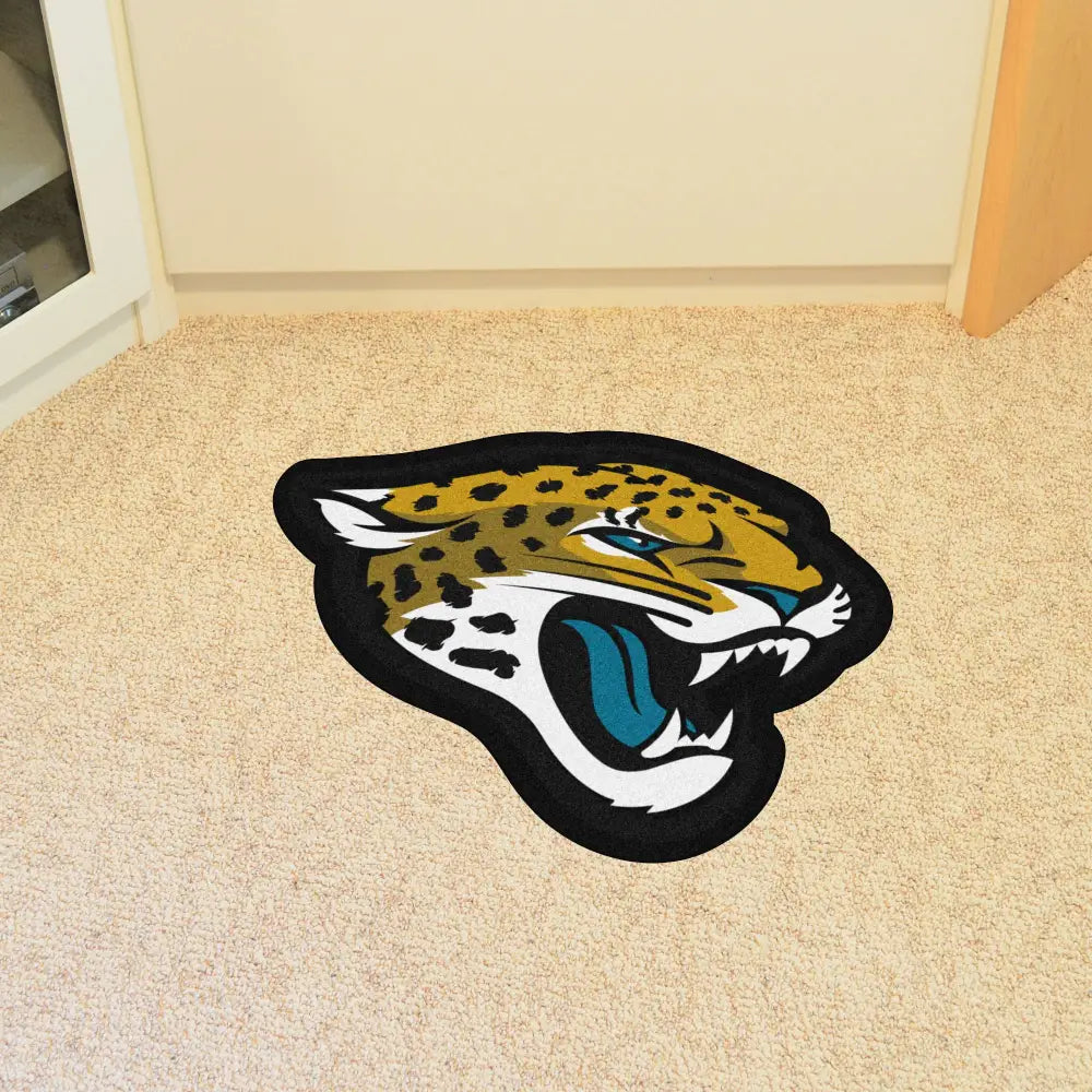 Jacksonville Jaguars Mascot Mat - 36’’ x 27.5’’ - NFL Mascot Mat