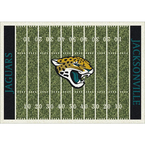 Jacksonville Jaguars NFL Football Field Rug  NFL Area Rug - Fan Rugs