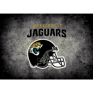 Jacksonville Jaguars NFL Team Distressed Rug  NFL Area Rug - Fan Rugs