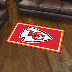 Kansas City Chiefs Plush Rug  NFL Area Rug - Fan Rugs