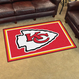 Kansas City Chiefs Plush Rug  NFL Area Rug - Fan Rugs