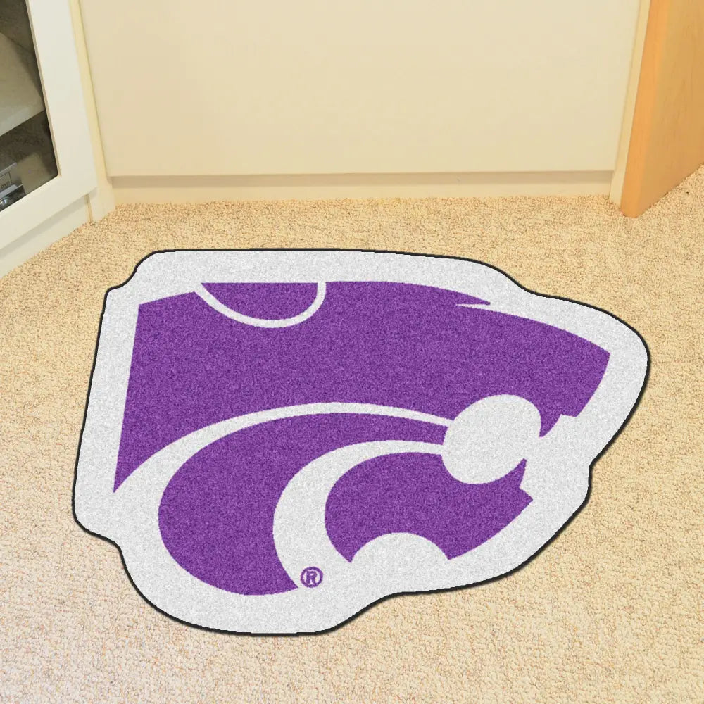 Kansas State University Mascot Mat - 38.8’’ x 30’’ - College Mascot Matt