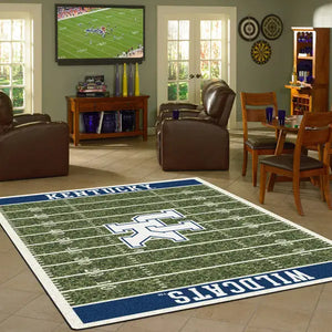 Kentucky University Football Field Rug  College Area Rug - Fan Rugs