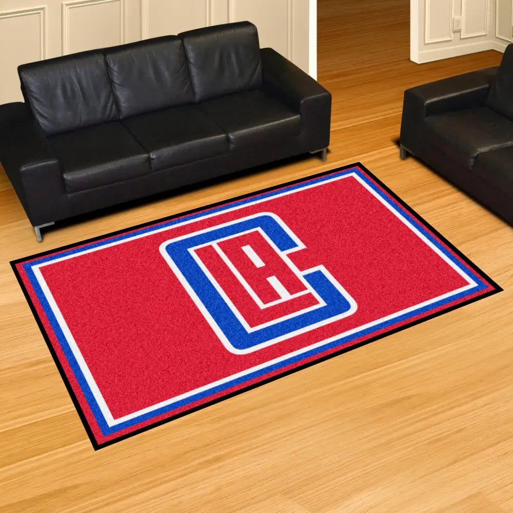 Los Angeles Clippers Rug  NBA Area Rug - Fan Rugs