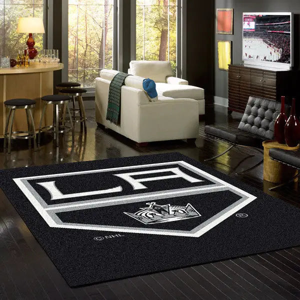 Los Angeles Kings NHL Team Spirit Rug  NHL Area Rug - Fan Rugs