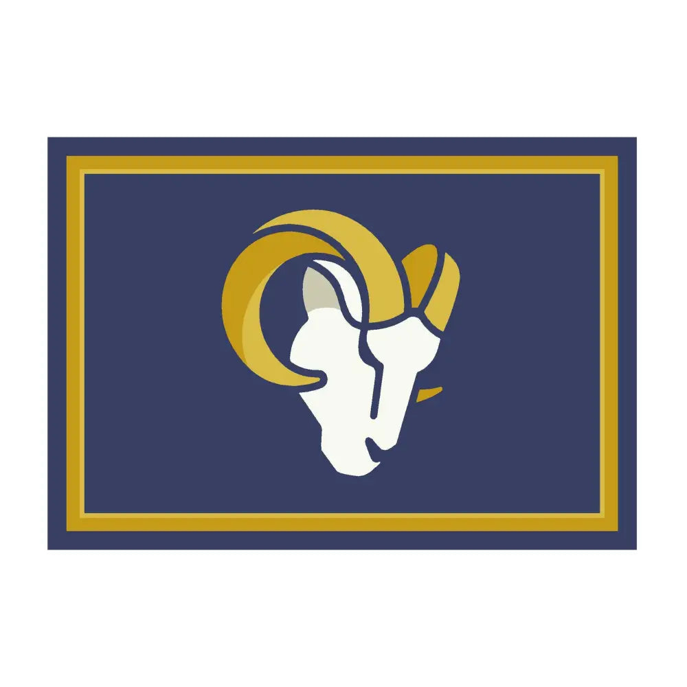 Los Angeles Rams NFL Team Spirit Rug - NFL Area Rug