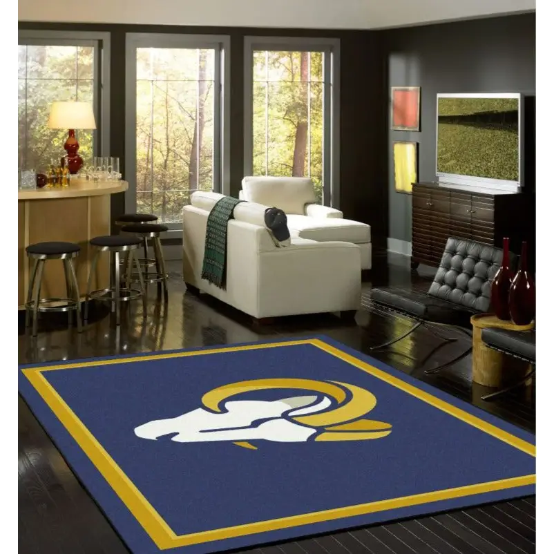 Los Angeles Rams NFL Team Spirit Rug - NFL Area Rug