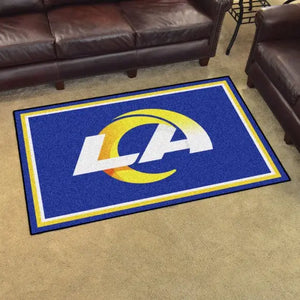 Los Angeles Rams Plush Rug - 5’ x 8’ (59.5’’x88’’) - NFL Area Rug