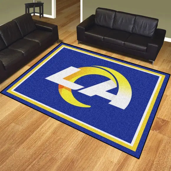 Los Angeles Rams Plush Rug - NFL Area Rug