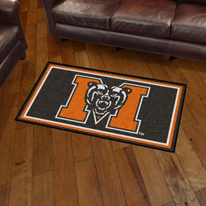 Mercer University Plush Rug  College Area Rug - Fan Rugs