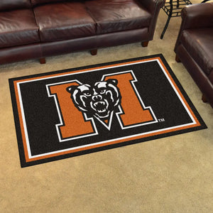 Mercer University Plush Rug  College Area Rug - Fan Rugs