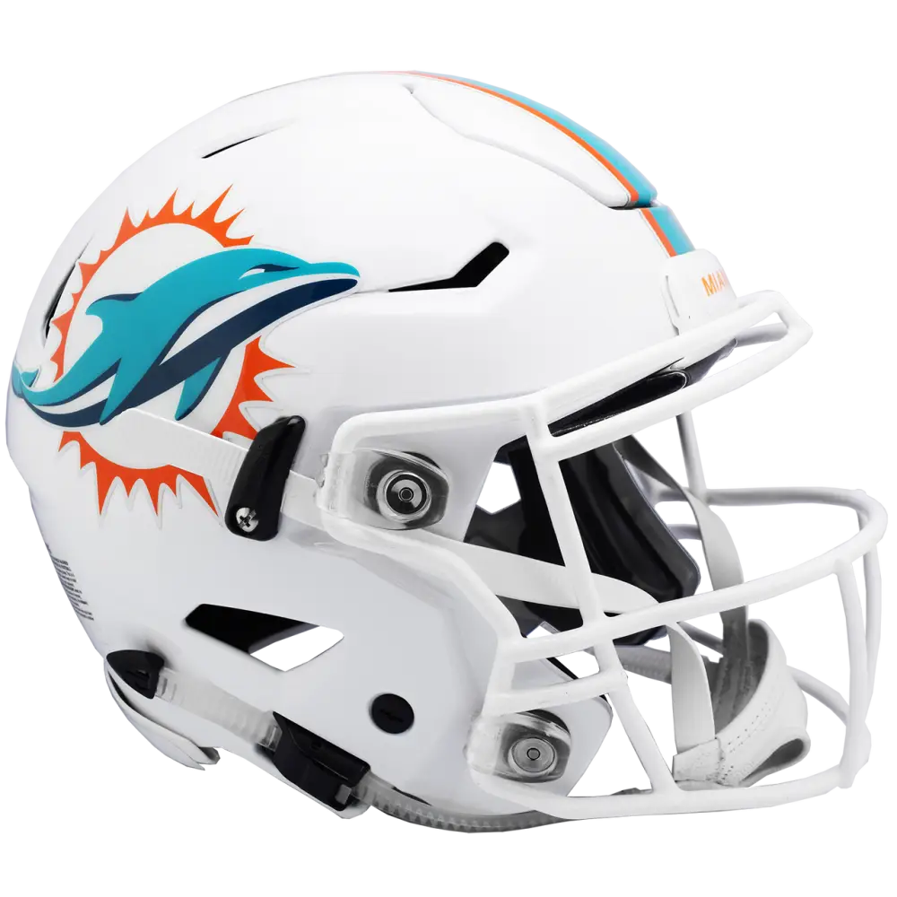 Miami Dolphins Helmet Riddell Authentic Full Size SpeedFlex Style - speedflex Helmet