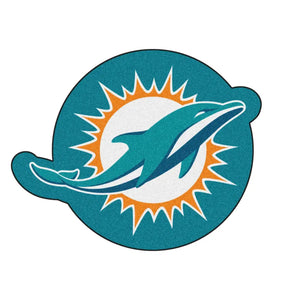 Miami Dolphins Mascot Mat - 36’’ x 28.9’’ - NFL Mascot Mat