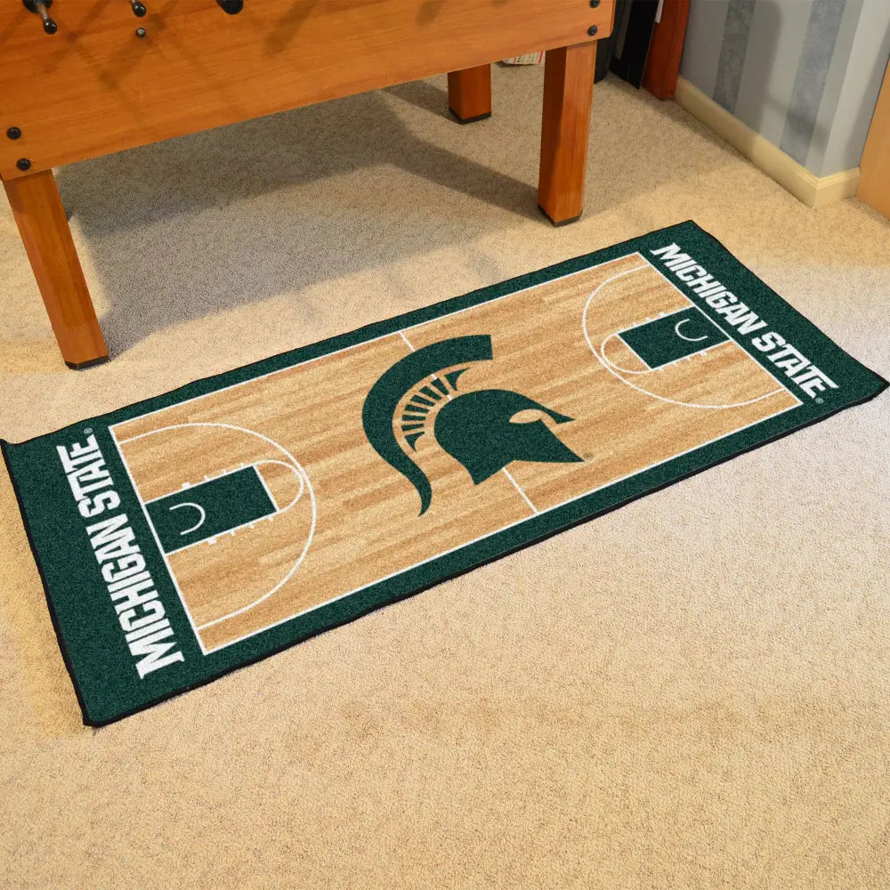 Michigan State University Basketball Runner - 30’’x72’’ - college basketball runner