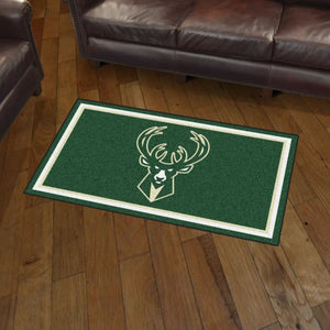 Milwaukee Bucks Rug  NBA Area Rug - Fan Rugs