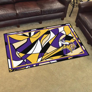 Minnesota Vikings X-Fit 4x6 Plush Rug  NFL Area Rug - Fan Rugs