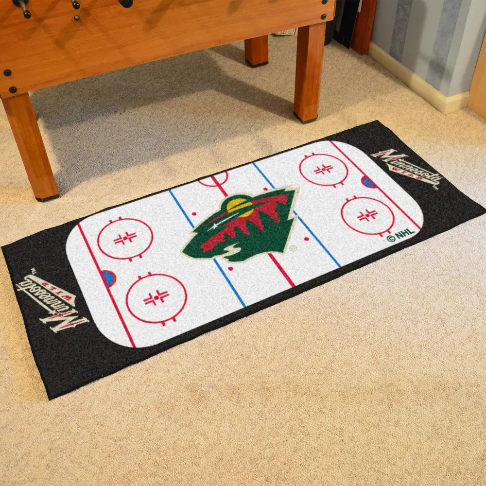 Minnesota Wild Rink Runner - 30’’x72’’ - NHL Rink Runner