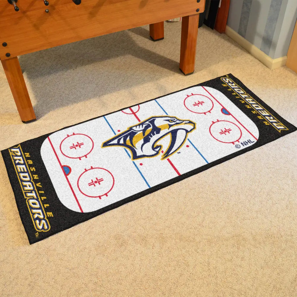 Nashville Predators Rink Runner - 30’’x72’’ - NHL Rink Runner