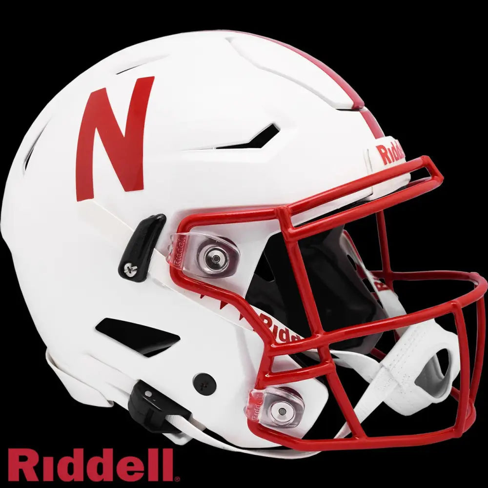 Nebraska Cornhuskers Helmet Riddell Authentic Full Size SpeedFlex Style - speedflex Helmet