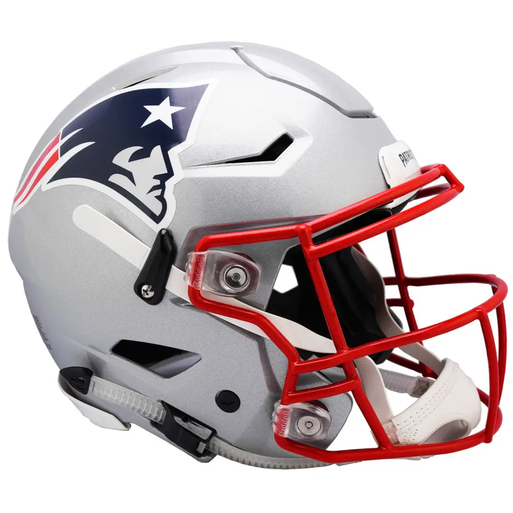 New England Patriots Helmet Riddell Authentic Full Size SpeedFlex Style - speedflex Helmet