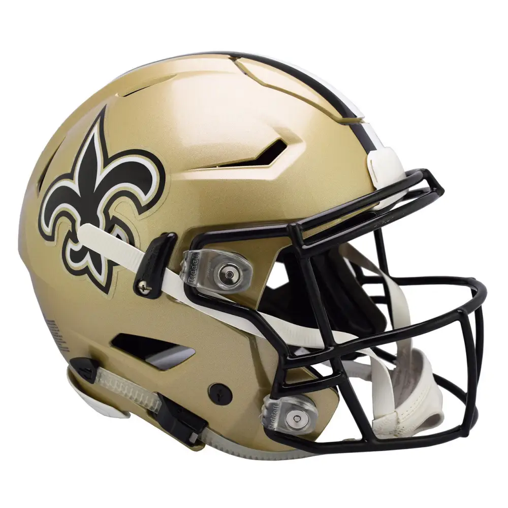 New Orleans Saints Helmet Riddell Authentic Full Size SpeedFlex Style - speedflex Helmet