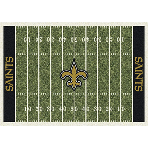 New Orleans Saints NFL Football Field Rug  NFL Area Rug - Fan Rugs