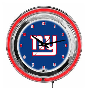 New York Giants 14in Neon Clock - neon clock