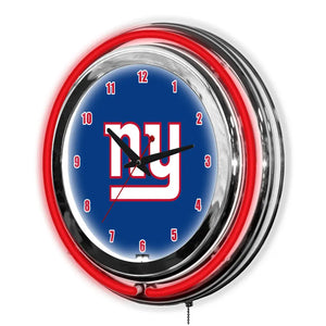 New York Giants 14in Neon Clock - neon clock