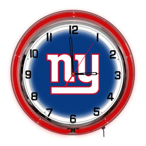 New York Giants 18in Neon Clock - neon clock