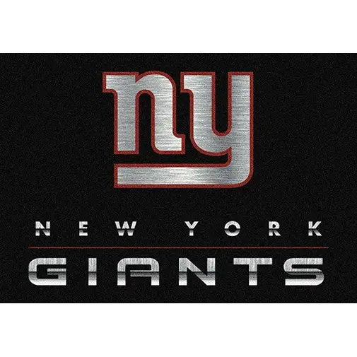 New York Giants Chrome Area Rug - Fan Rugs