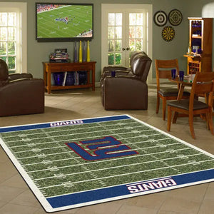 New York Giants NFL Football Field Rug  NFL Area Rug - Fan Rugs