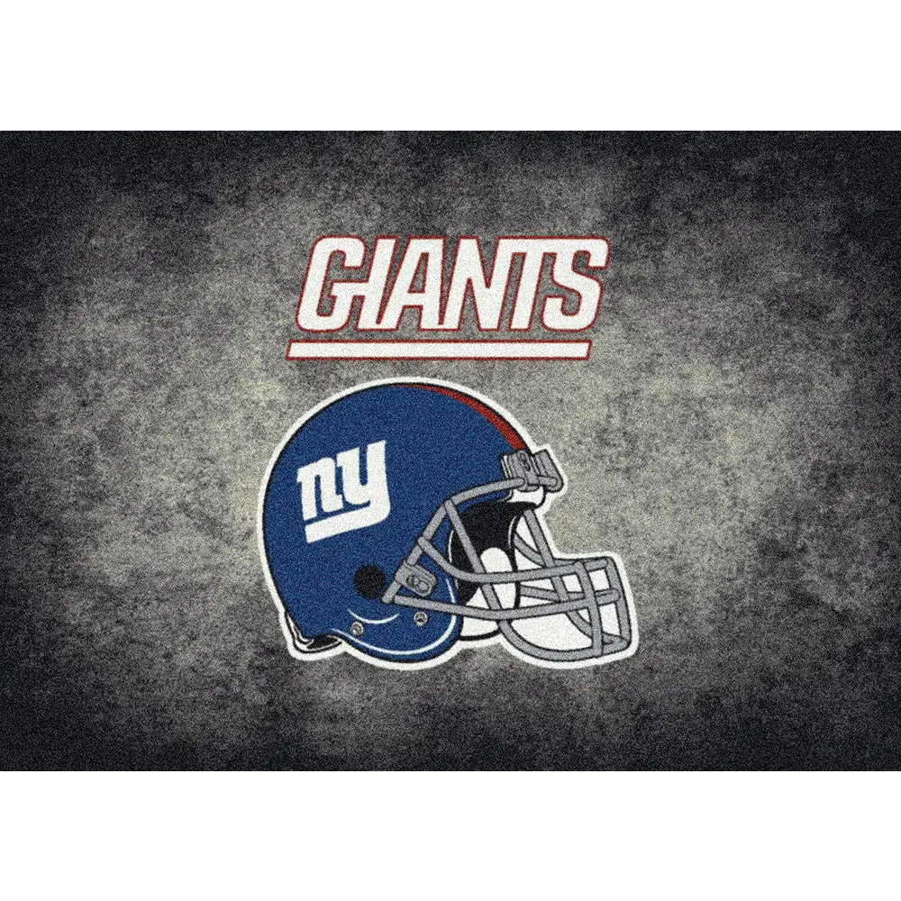 New York Giants NFL Team Distressed Rug  NFL Area Rug - Fan Rugs