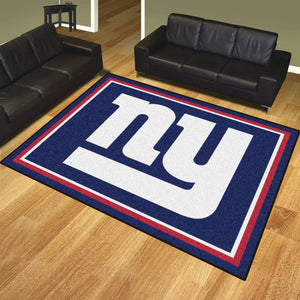 New York Giants Plush Rug  NFL Area Rug - Fan Rugs