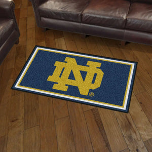 Norte Dame Plush Rug  College Area Rug - Fan Rugs