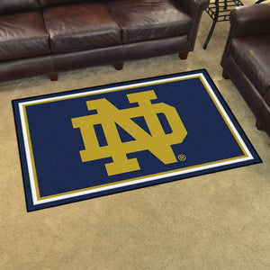 Norte Dame Plush Rug  College Area Rug - Fan Rugs