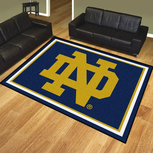 Norte Dame Plush Rug  College Area Rug - Fan Rugs