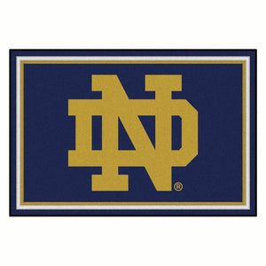 Norte Dame Plush Rug  College Area Rug - Fan Rugs