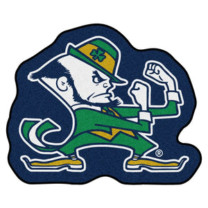 Notre Dame ’Fighting Irish’ Logo Mascot Mat - 30’’ x 30.4’’ - College Mascot Matt