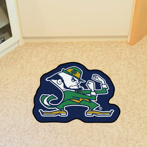 Notre Dame ’Fighting Irish’ Logo Mascot Mat - 30’’ x 30.4’’ - College Mascot Matt