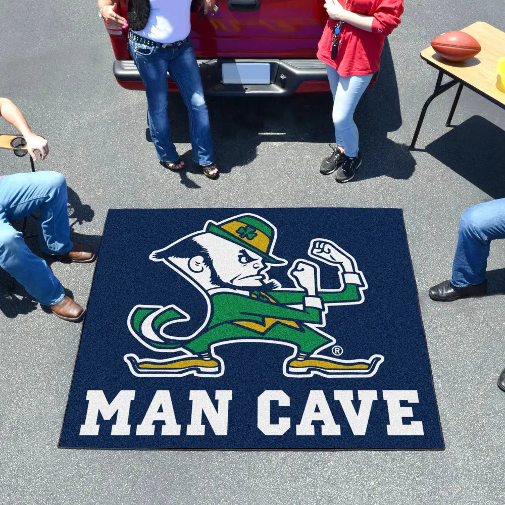 Notre Dame Fighting Irish Man Cave Tailgater Mat - 59.5’’ x 94.5’’ - College Tailgater Mat