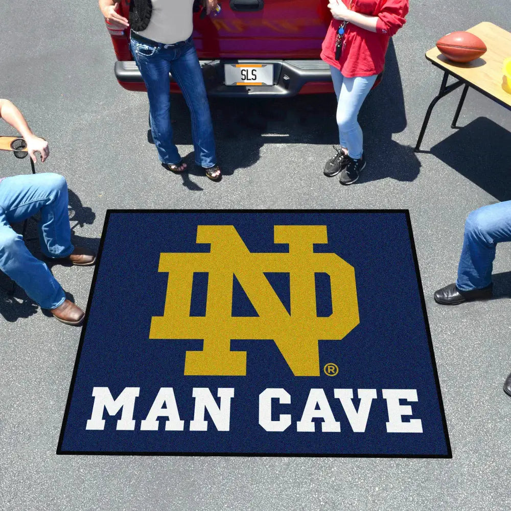 Notre Dame Man Cave Tailgater Mat - 59.5’’ x 94.5’’ - College Tailgater Mat