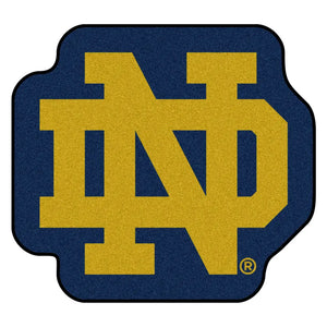 Notre Dame ND Logo Mascot Mat - 30’’ x 30.4’’ - College Mascot Matt