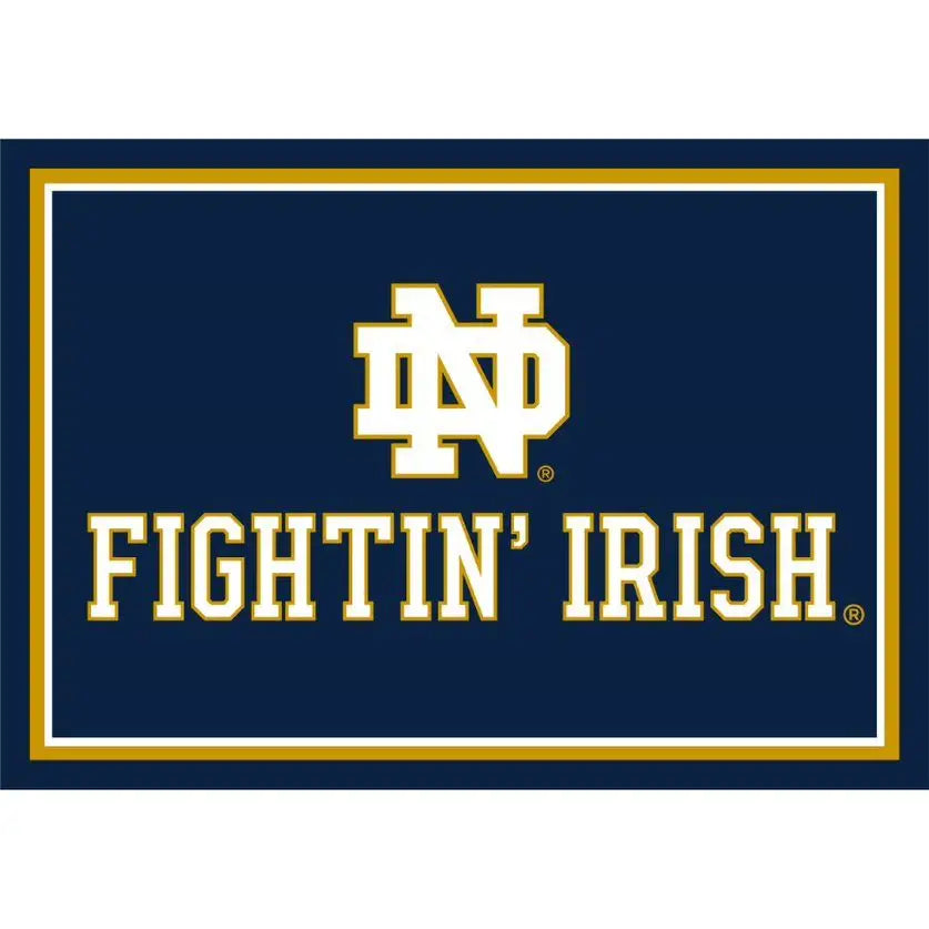 Notre Dame University Fighting Irish Rug - College Area Rug