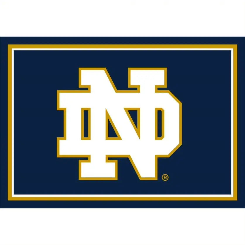 Notre Dame University Team Spirit Rug - College Area Rug