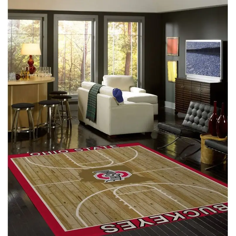 【rug】希少 アメフト OHIO STATE チーム タペストリー ラグ rug】希少 アメフト OHIO STATE チーム タペストリー ラグ