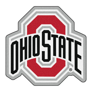 Ohio State University Logo Mascot Mat - 30.5’’ x 30’’ - College Mascot Matt