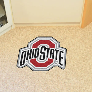 Ohio State University Logo Mascot Mat - 30.5’’ x 30’’ - College Mascot Matt