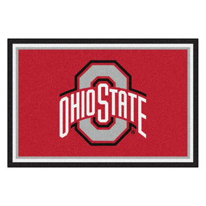 Ohio State University Plush Rug  College Area Rug - Fan Rugs