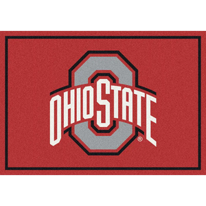 Ohio State University Team Spirit Rug  College Area Rug - Fan Rugs