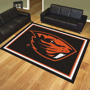 Oregon State University Plush Rug - 8’x10’ (87’’x117’’) - College Area Rug